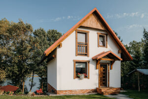 Widok od strony drogi